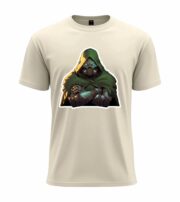 Cyber Phantom Hooded Warrior  T-Shirt - Image 6