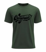 Congrats Script Typography T-Shirt - Image 8