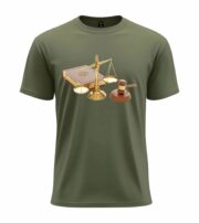 Justice Scale & Gavel  T-Shirt - Image 10