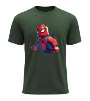 Block Hero Spider Character  T-Shirt - Image 9
