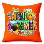 Hello Summer Tropical Vibes Cushion