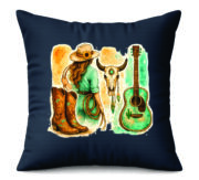 Western Cowgirl Rustic Vibes Cushion