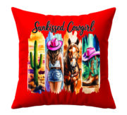 Sunkissed Cowgirl Western Style Cushion - Image 12