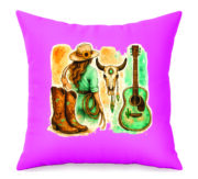 Western Cowgirl Rustic Vibes Cushion - Image 6