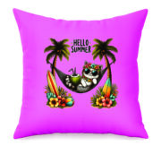 Hello Summer Beach Cat Cushion - Image 7
