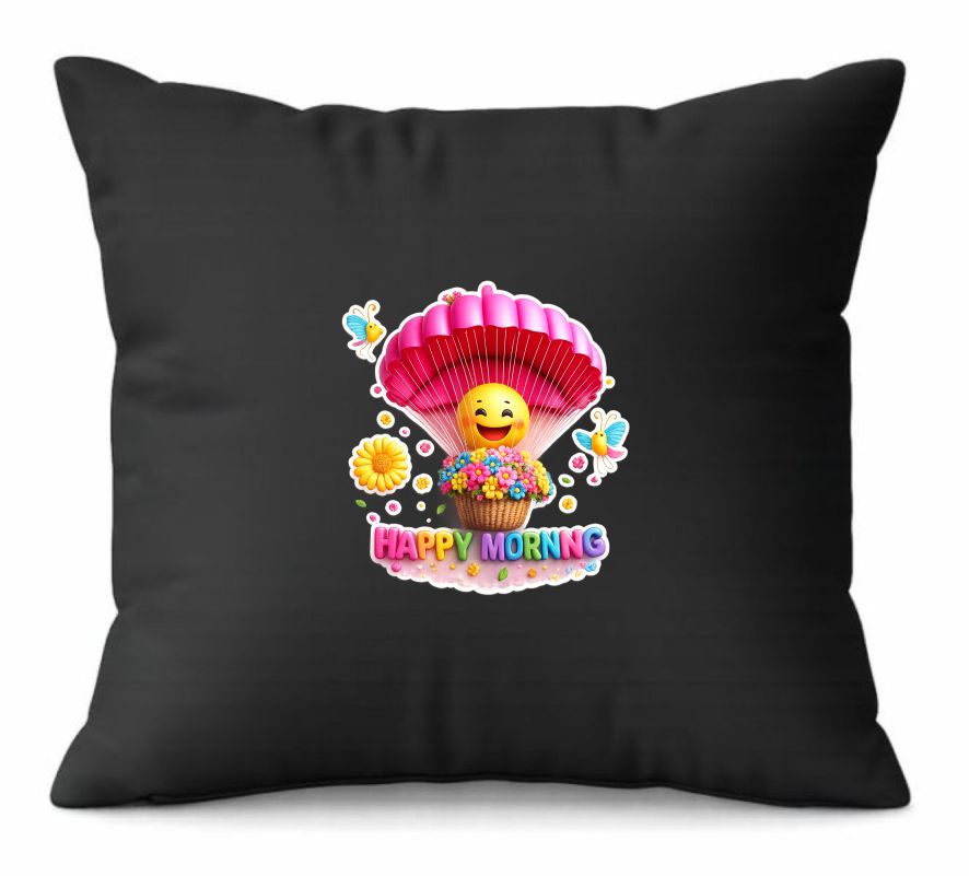 0 (1) Happy Morning Smiley Parachute Cushion - Image 1