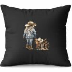 Little Cowgirl Cushion