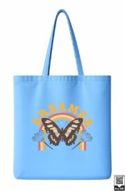 Dreamer Butterfly Vintage Tote Bag - Image 10