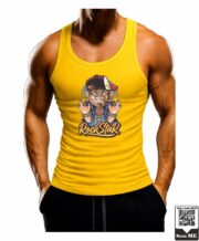 Men's Rockstar Cartoon Graphic Printed Vest