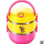 Cute Lighter Character Double Layer Thermal Food Container