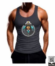 Men's Gentleman Gorilla Graphic Printed Vest - Image 3