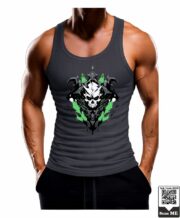 Men's Phantom Skull Graphic Printed Vest - Image 3