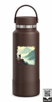 Mountain Adventure Insulated Stainless Steel Bottle