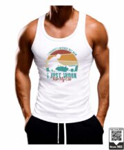 Men's Just Work for My Cat Vintage Printed Vest - Image 10