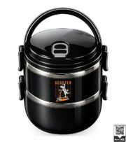 Cool Scooter Rider Double Layer Thermal Food Container - Image 2