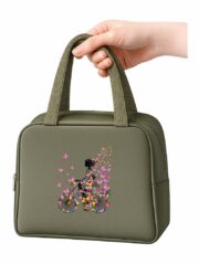 Floral Cycling Girl Lunch Bag - Image 2