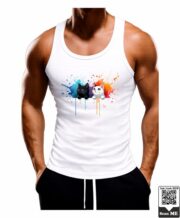 Men's Cute Cat Duo Printed Vest - Image 2