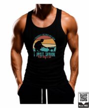 Men's Just Work for My Cat Vintage Printed Vest - Image 11