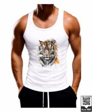 Men's Majestic Tiger Graphic Printed Vest - Image 2