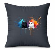 Color Splash Cat Duo Cushion - Image 13
