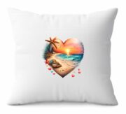 Sunset Beach Heart Cushion - Image 15