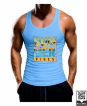 Men's Summer Vibes Beach Printed Vest - Image 10