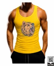Men's Roaring Bear Graphic Printed Vest - Image 10
