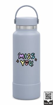 Miss You Insulated Stainless Steel Bottle - Image 8