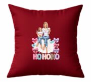 Ho Ho Ho Mom and Daughter Cushion - Image 3