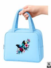 Floral Butterfly Multi-Purpose Portable Bag