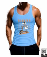 Men's Scooter Rider Cartoon Printed Vest - Image 10