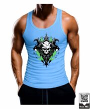 Men's Phantom Skull Graphic Printed Vest