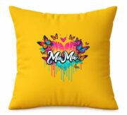 Mama Butterfly Rainbow Cushion - Image 4