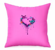 Butterfly Heart Art Cushion - Image 4