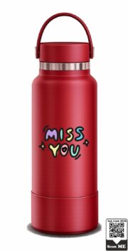 Miss You Insulated Stainless Steel Bottle - Image 7