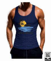 Men's Life Is Better Beach Sunset Printed Vest - Image 4