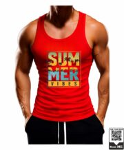 Men's Summer Vibes Beach Printed Vest - Image 8