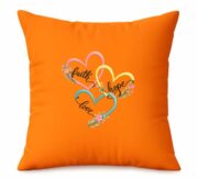 Faith Hope Love Inspirational Cushion - Image 5
