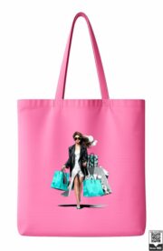 Shopping Queen Tote Bag - Image 4