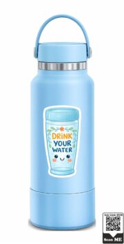 Drink Your Water Insulated Stainless Steel Bottle - Image 4