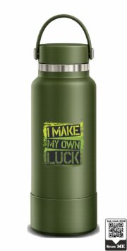 I Make My Own Luck Insulated Stainless Steel Bottle - Image 8