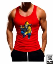Men's Street Hustler Graphic Printed Vest - Image 8