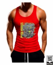 Men's Panda Noodles Graphic Printed Vest - Image 5