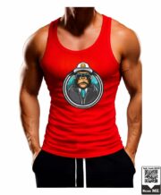 Men's Gentleman Gorilla Graphic Printed Vest - Image 8