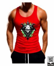Men's Phantom Skull Graphic Printed Vest - Image 8