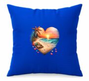 Sunset Beach Heart Cushion - Image 6