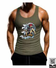 Men's Vintage Brand Birds Printed Vest - Image 6