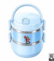 Cute Lighter Character Double Layer Thermal Food Container - Image 10