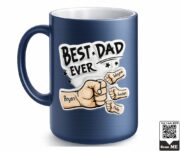 Best Dad Ever Personalized Ceramic Mug