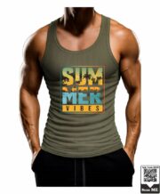 Men's Summer Vibes Beach Printed Vest - Image 7